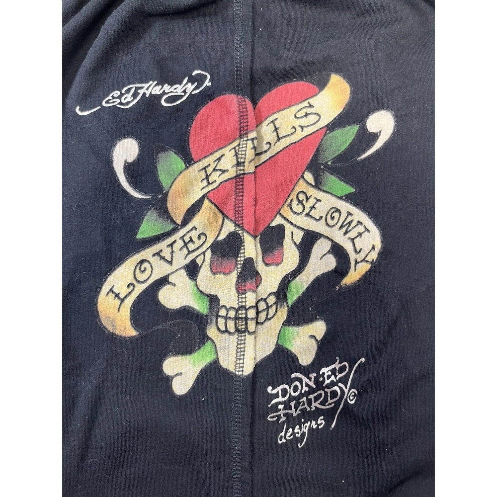Ed Hardy Love Kills Slowly Women's Gothic Shorts, Small Classic - Picture 9 of 9